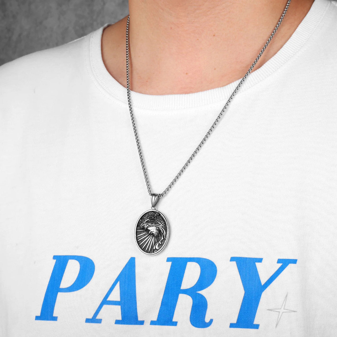 Rays Of Light | Solid Stainless Steel Christian Jesus Piece Powerful Amulet