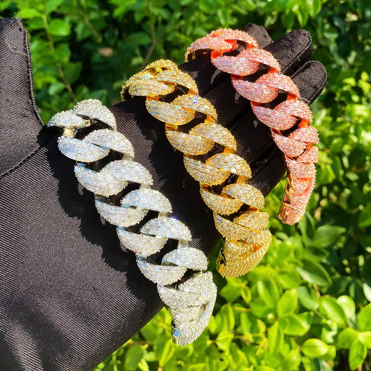 Baguette Street | VVS Diamond CZ Iced Bling Out Designer Cuban Link Chain Necklace