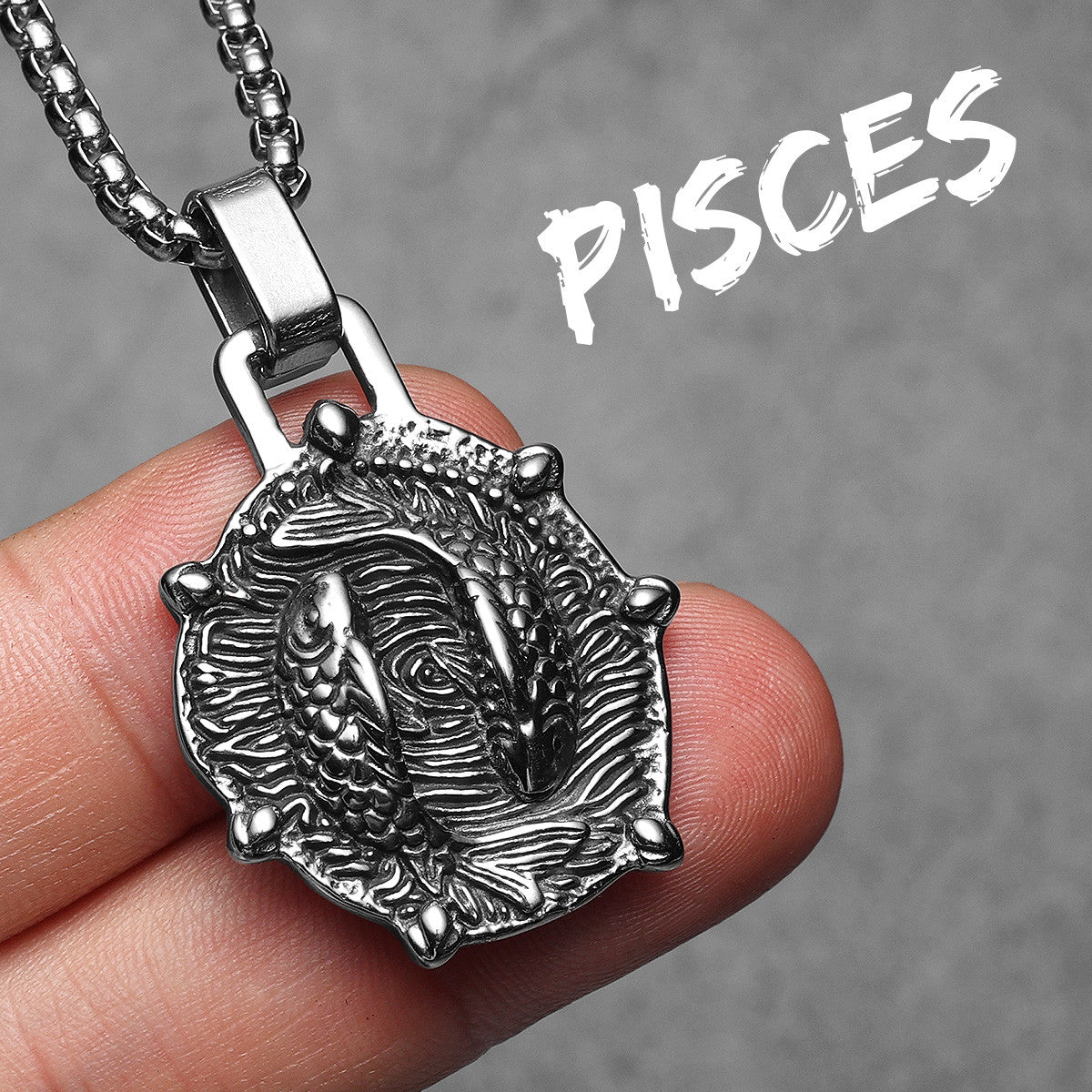 12 Constellations | 316L No Fade Stainless Steel Zodiac Sign Astrological Street Wear Pendants