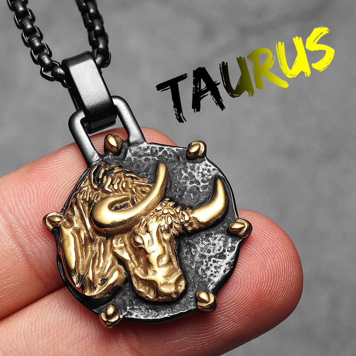 12 Constellations | 316L No Fade Stainless Steel Zodiac Sign Astrological Street Wear Pendants