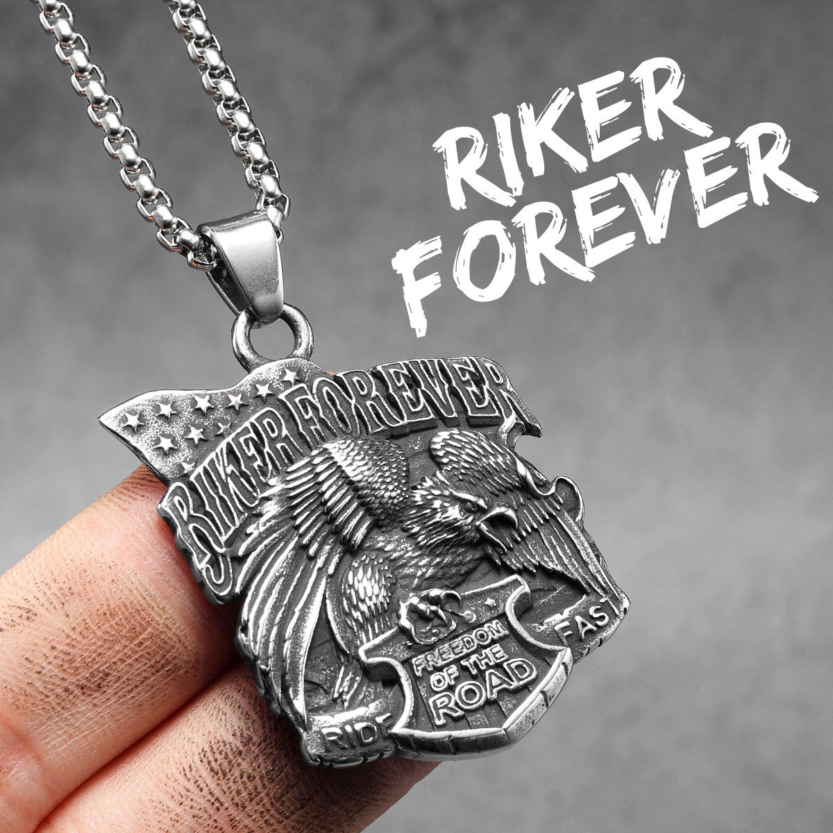 Biker Style Series | 316L Stainless Steel Motorcycle Series Pendant Chain Necklaces