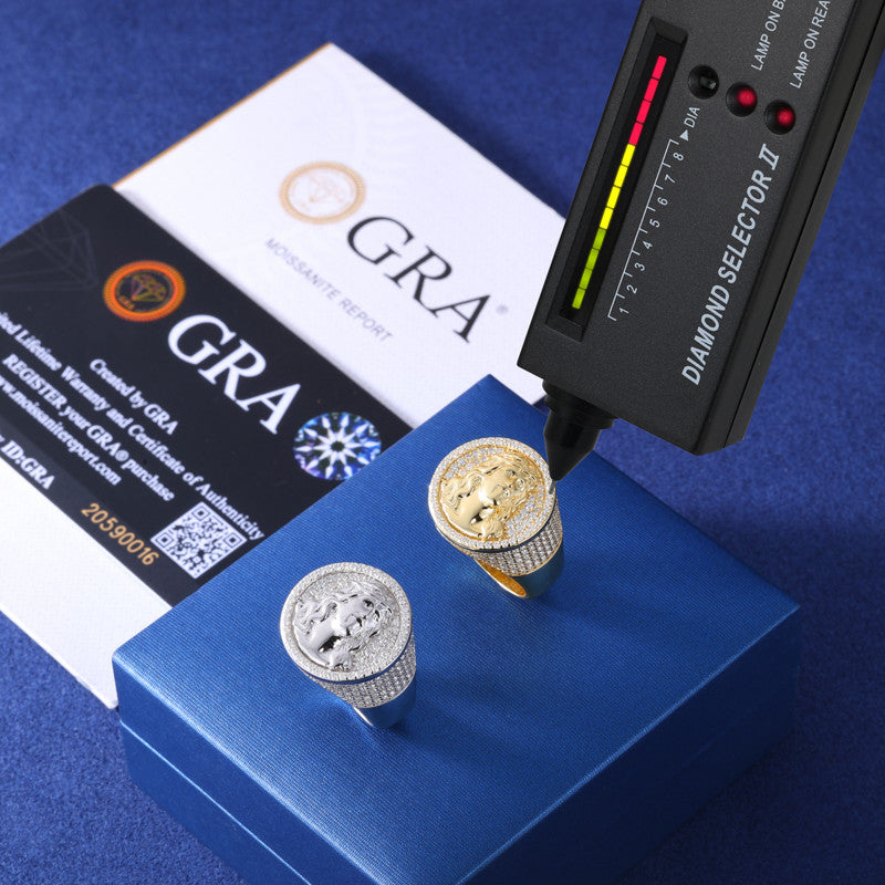 Jesus the Don | Genuine Moissanite Diamond Sterling Silver Jesus Rings