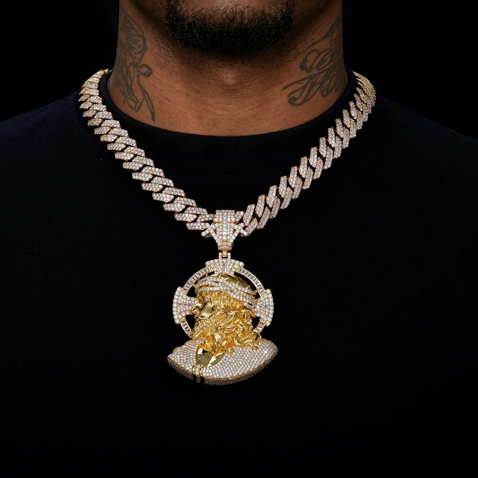 The Triumphant | Hip Hop Luxury VVS Diamond Moissanite Jesus Piece 925 Pendant