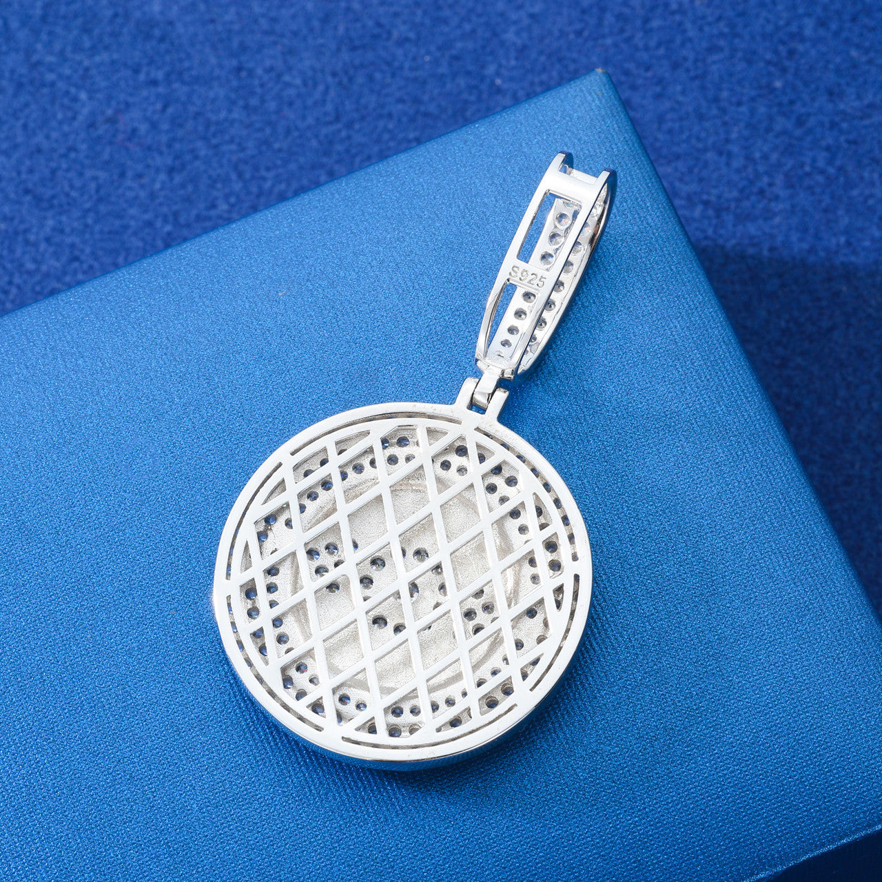 Diamond Devil's Eye | Solid Silver Moissanite All Seeing Eye Hip Hop Pendant