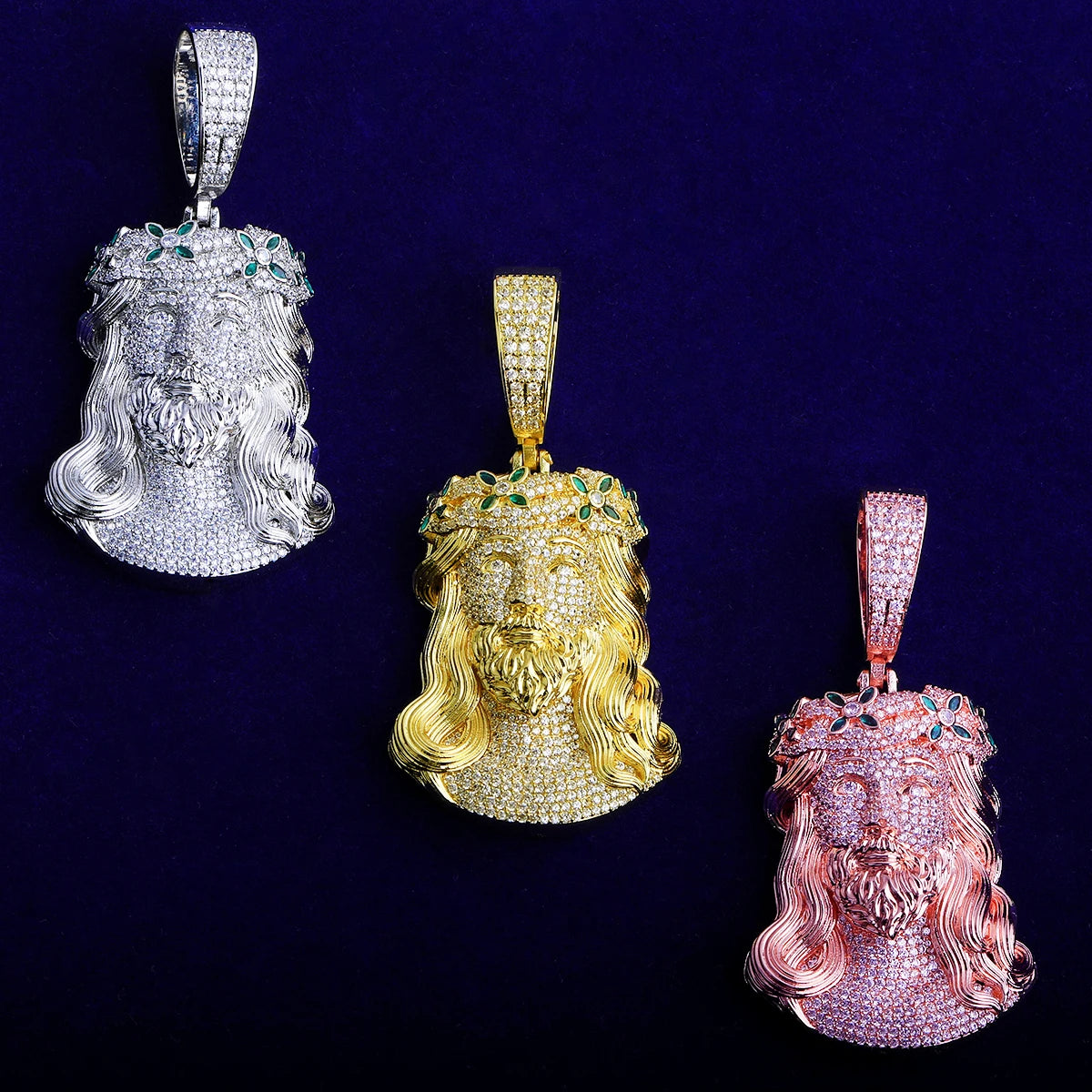 Ascended One | VVS Diamond 5AA+ CZ Luxury Hip Hop Jesus Piece Iced Pendant