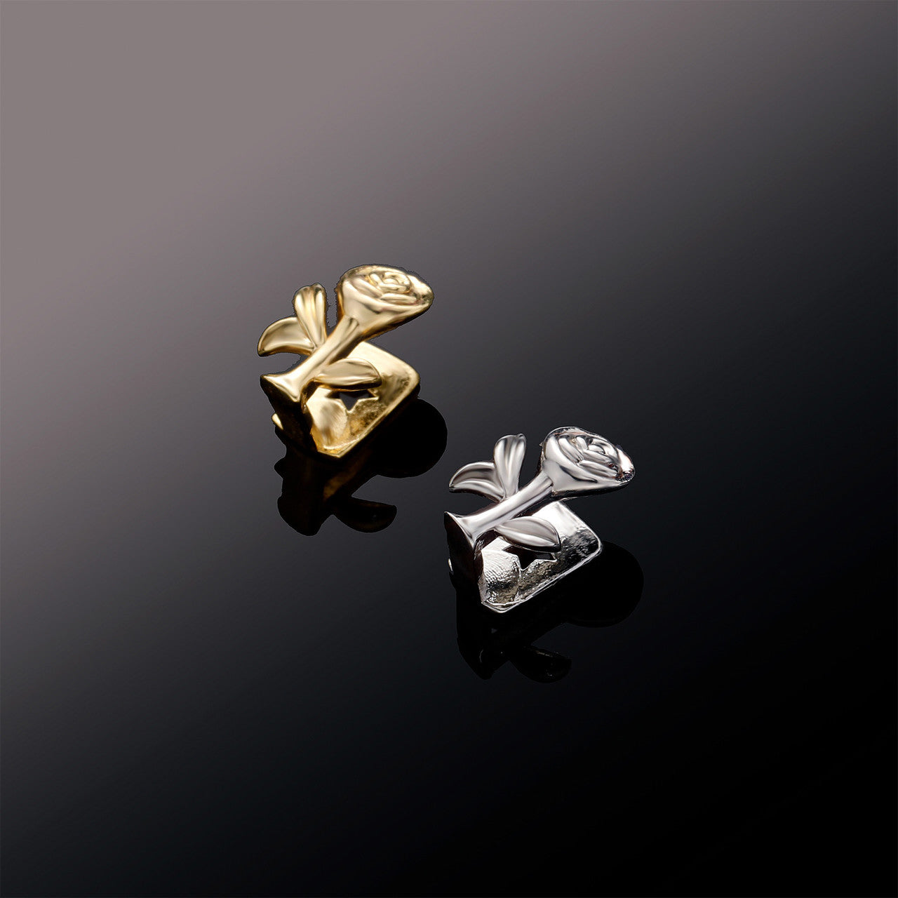 Femme Fatale | Delicate But Deadly 14k Gold 925 Silver Hip Hop Rose Mouth Tooth Teeth Grillz