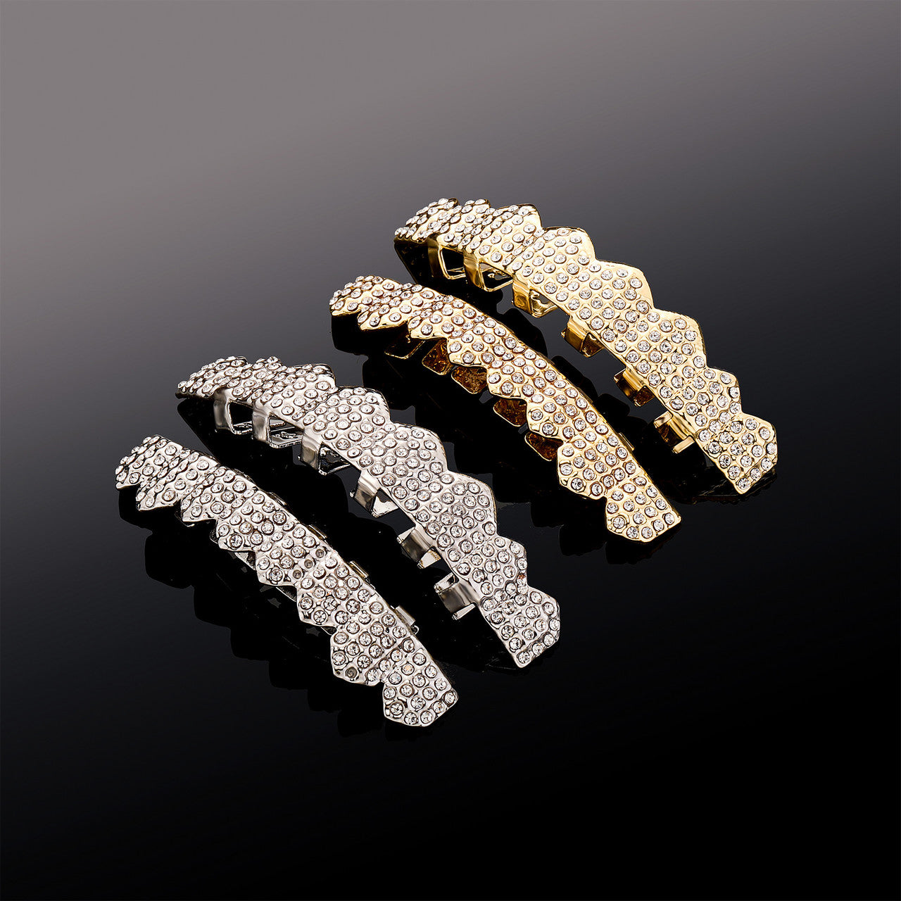 Iced CityScape | VVS Diamond CZ Colorful Stone Mouth Teeth Tooth Hip Hop Grillz