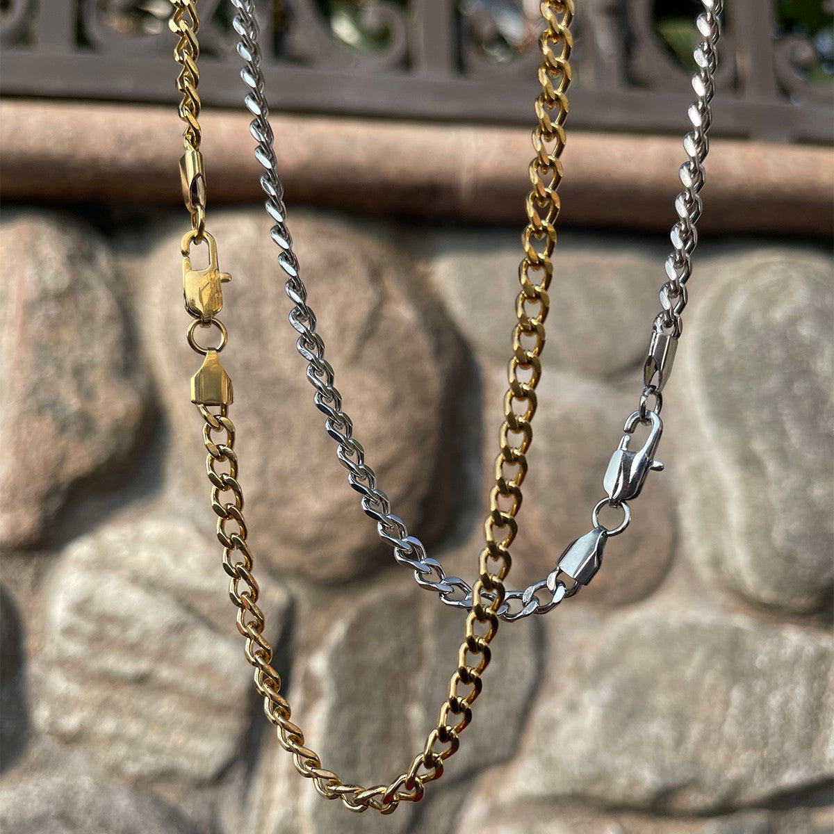 5mm Classic Cuban | No Fade Stainless Steel Hip Hop Link Chain Necklace