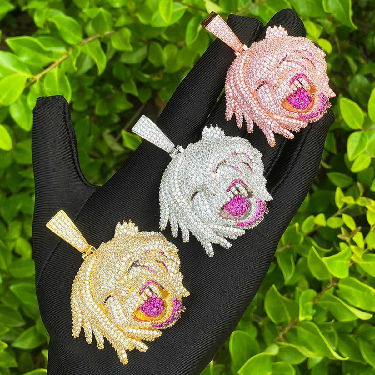 Man Beast | VVS Diamond CZ Iced Blinged Out Half Man Half Beast Hip Hop Pendant