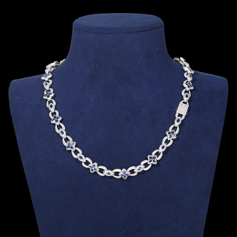 Star Child | Moissanite Diamond Luxury Iced 925 Sterling Silver Hip Hop Chain Necklace Bracelets