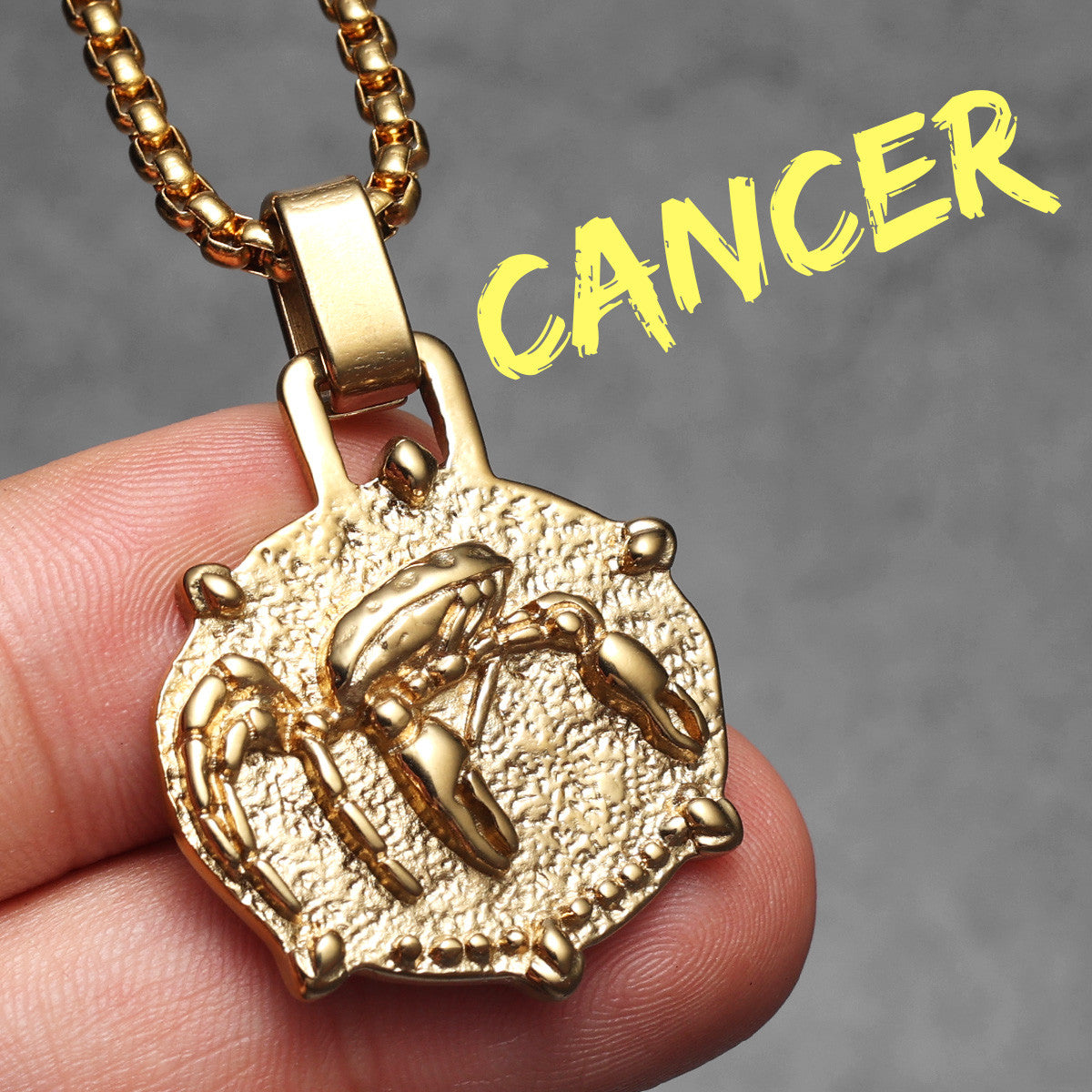 12 Constellations | 316L No Fade Stainless Steel Zodiac Sign Astrological Street Wear Pendants