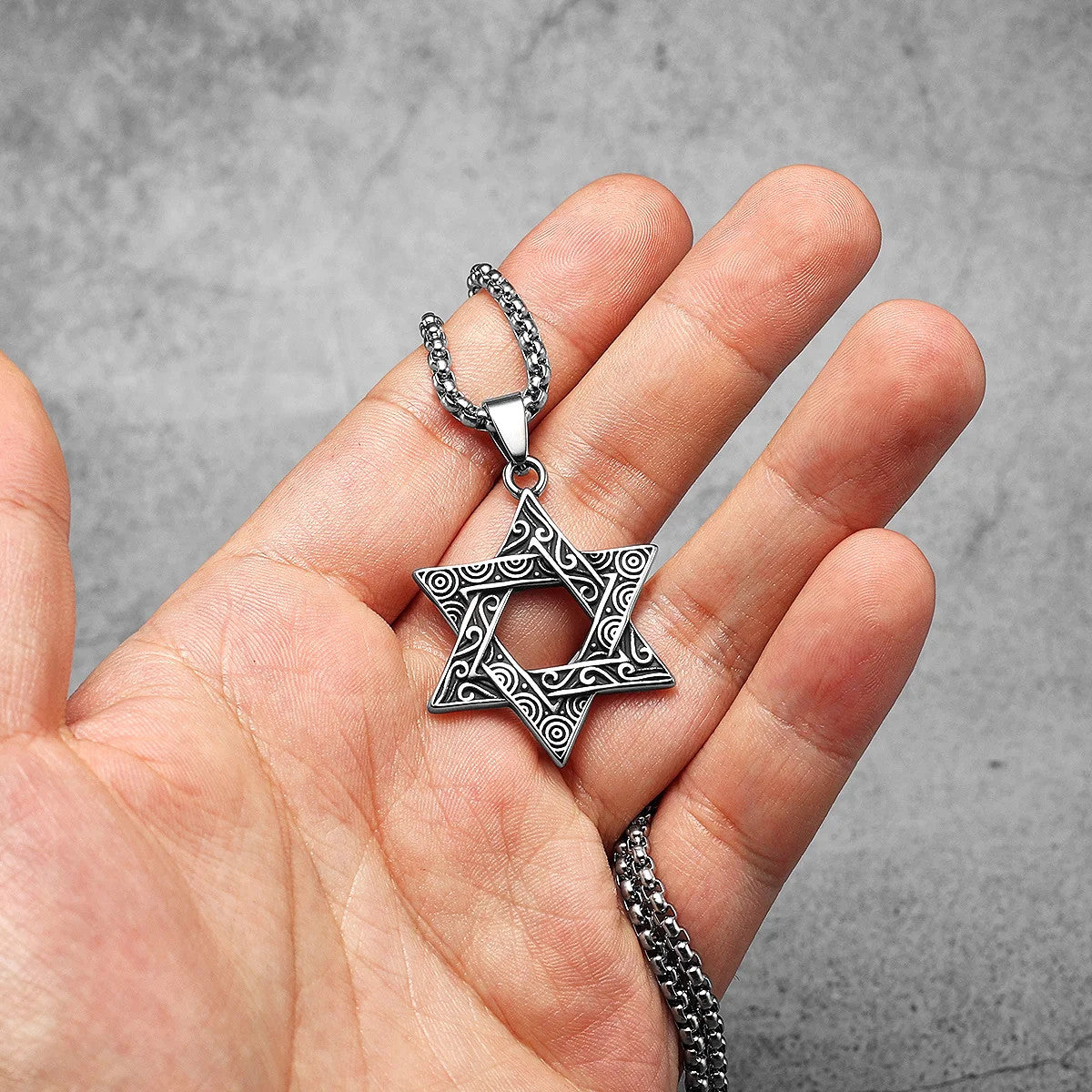 Star Of David | 316L No Fade Designer Judaism Solomon's Seal Stainless Steel Pendant