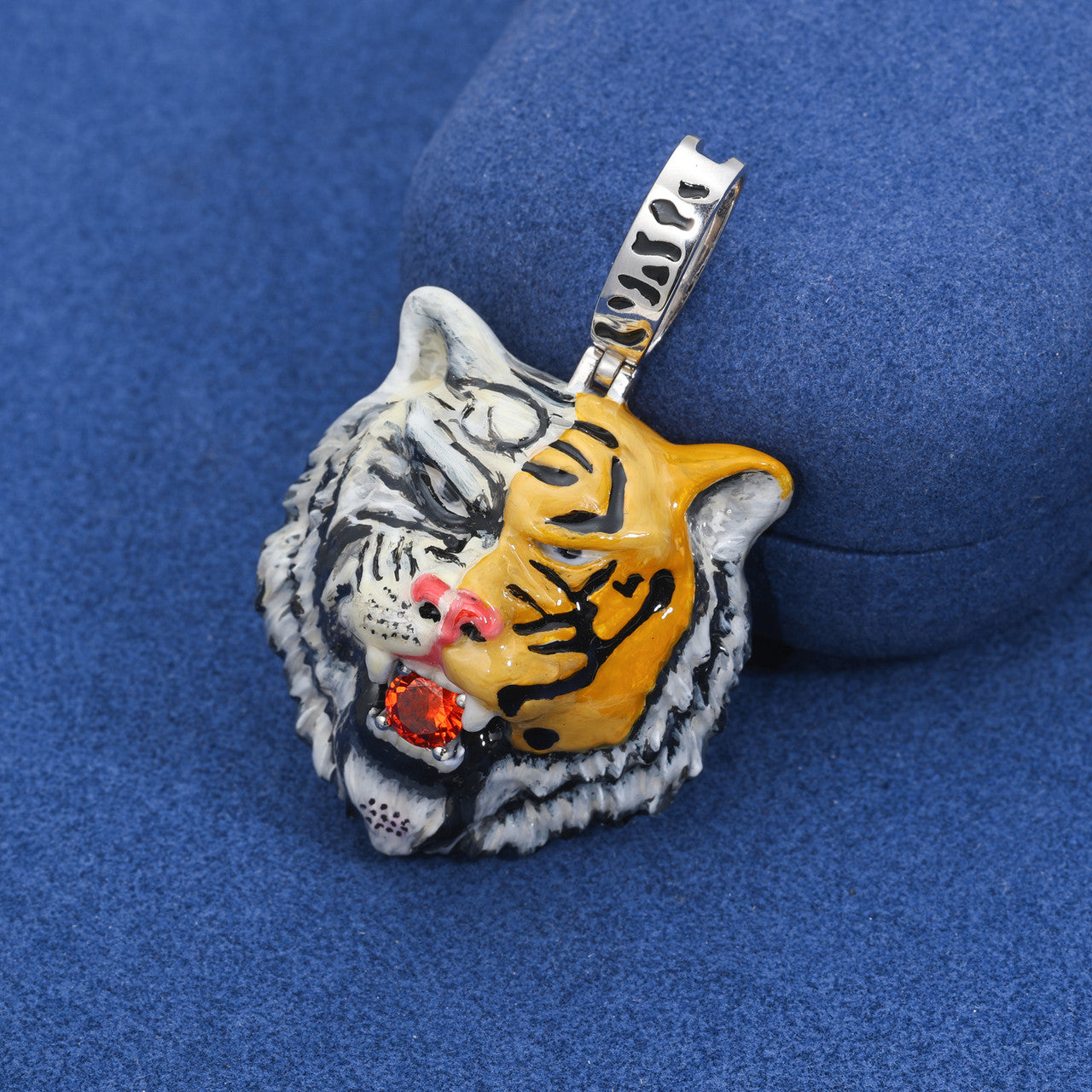 Tiger Ice | Moissanite VVS Diamond Jewel Tiger Head Hip Hop Pendant Chain Necklace