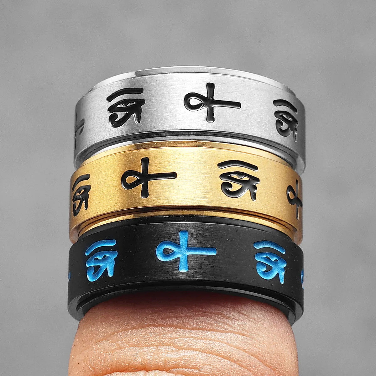 Egypt Eye of Horus | 316L No Fade Stainless Steel Ancient African Men Rings