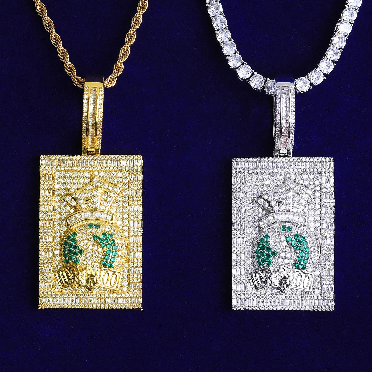 Money Master | VVS Diamond CZ Money Pot Hip Hop Pendant Chain Necklace