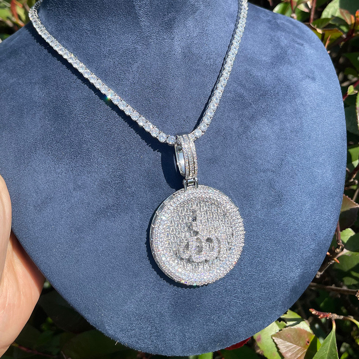 The Opulent Allah | VVS Diamond CZ Baguette Hip Hop Spiritual Pendant