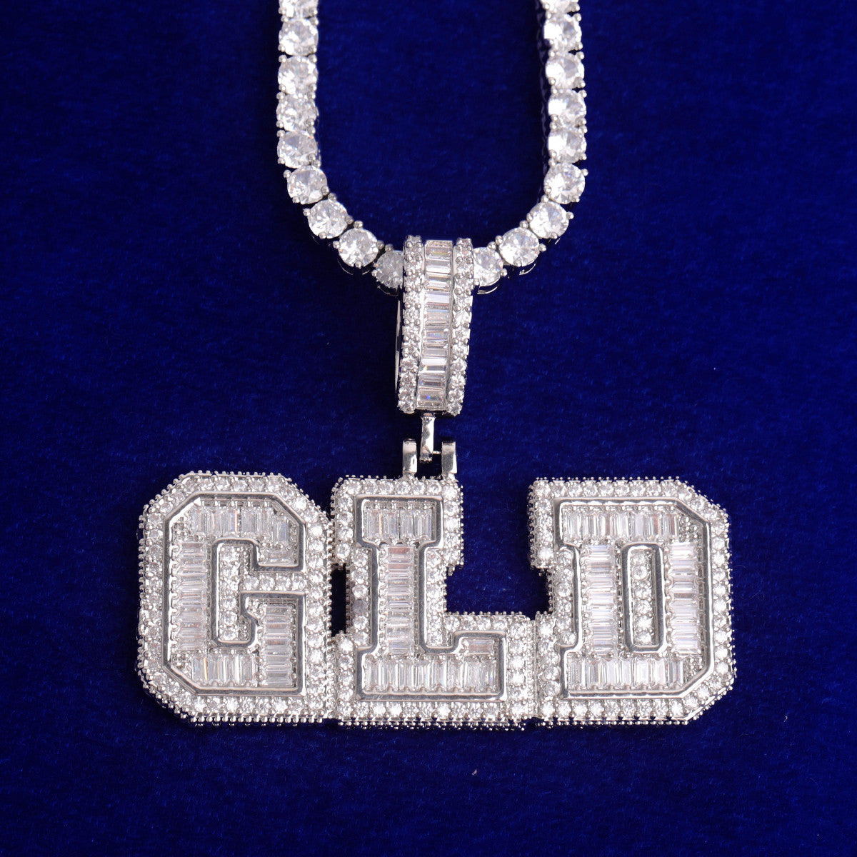 The Ice Caps | Baguette Iced VVS Diamond CZ Custom Made Hip Hop Pendant