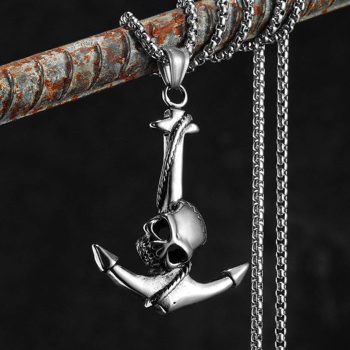 Mutiny Anchor | 316L No Fade Stainless Steel Nautical Street Wear Men's Pendant