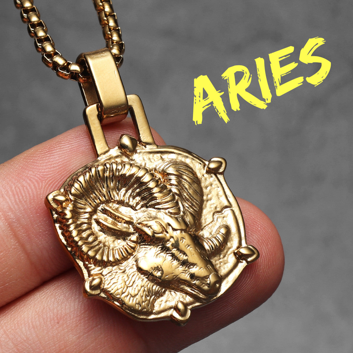 12 Constellations | 316L No Fade Stainless Steel Zodiac Sign Astrological Street Wear Pendants