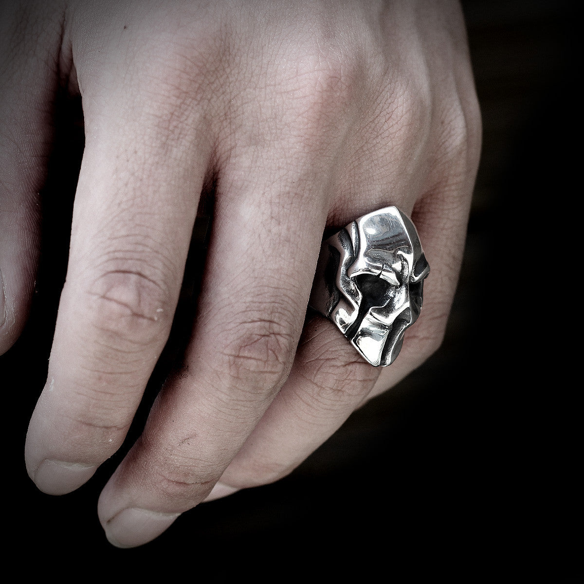 This Is Sparta | 316L No Fade Stainless Steel Spartan Helmet Dominant Man Street Wear Ring