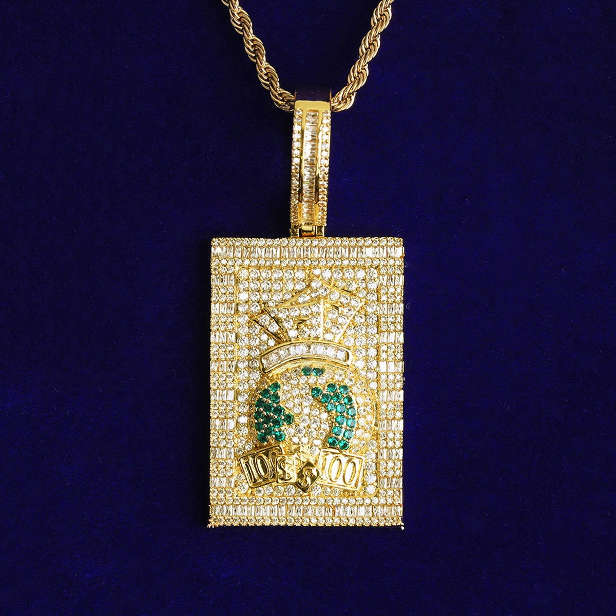 Money Master | VVS Diamond CZ Money Pot Hip Hop Pendant Chain Necklace