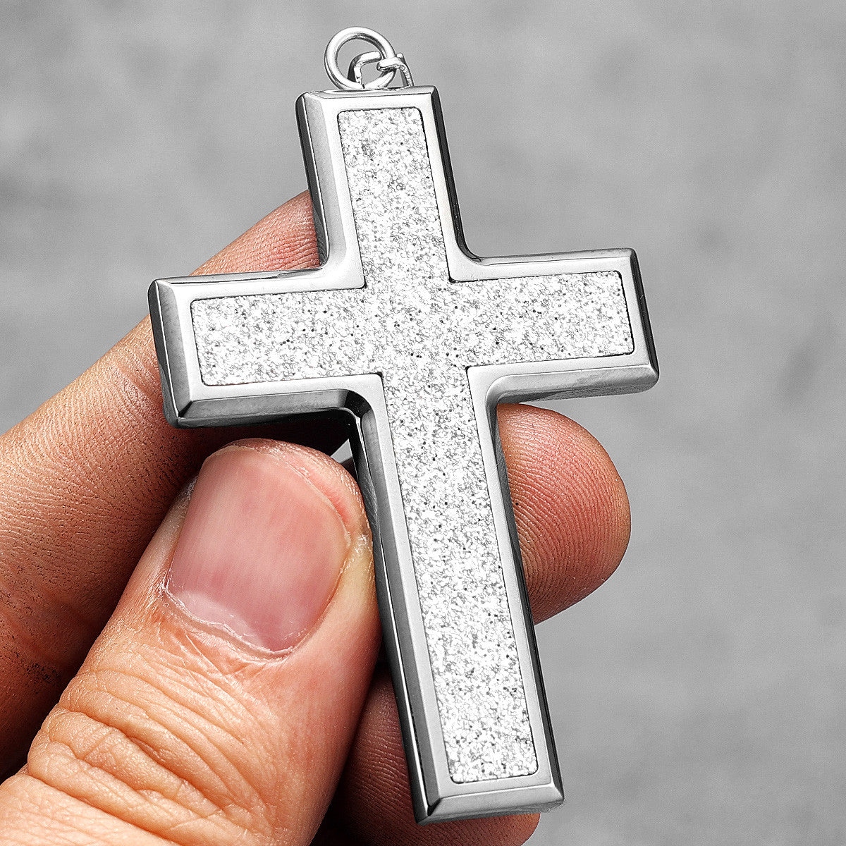 Shining Cross | 316L Simple Luxury No Fade Stainless Steel Hip Hop Cross Pemdant