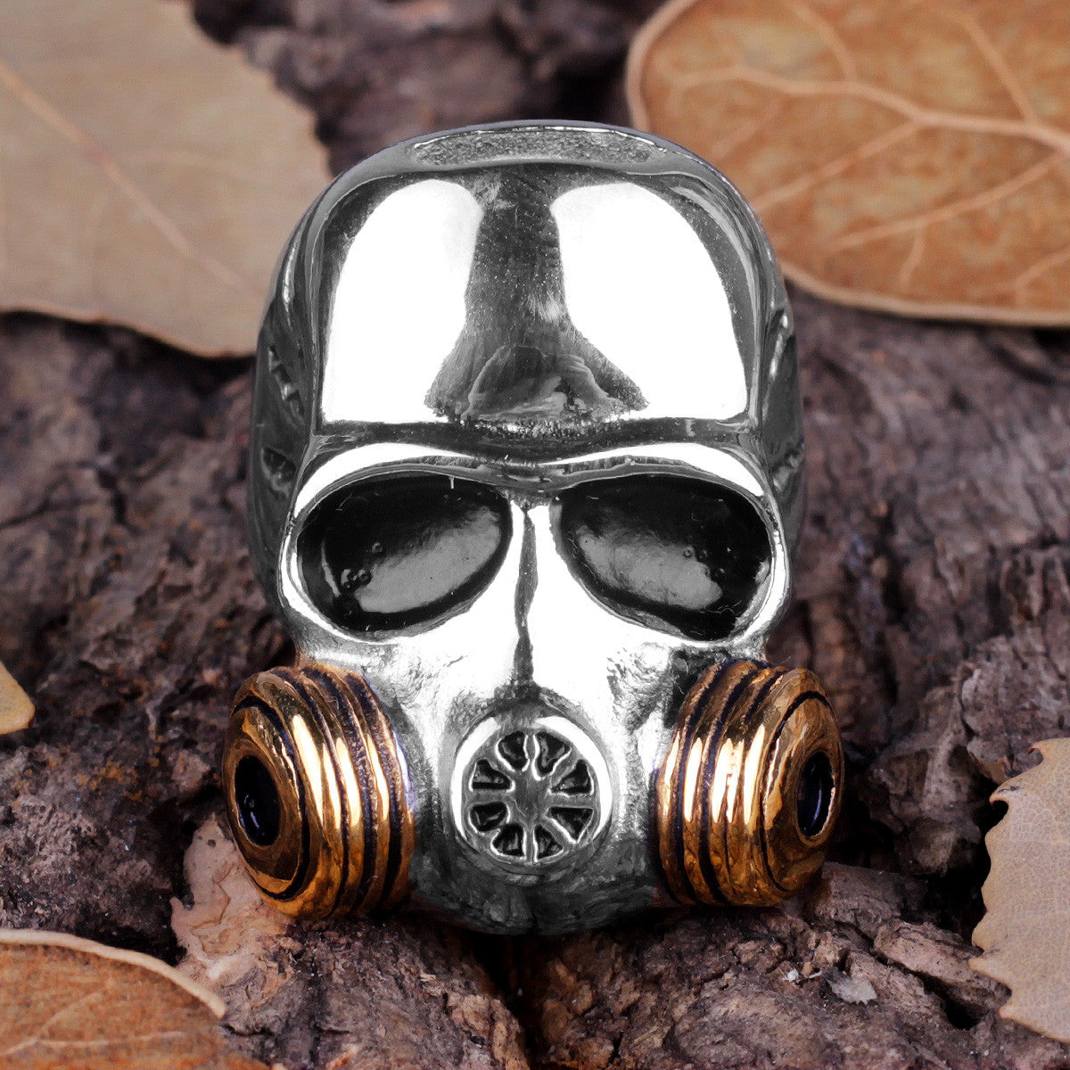 Toxic Free | 316L No Fade Stainless Steel No Toxicity Gas Mask Hip Hop Skull Pendant