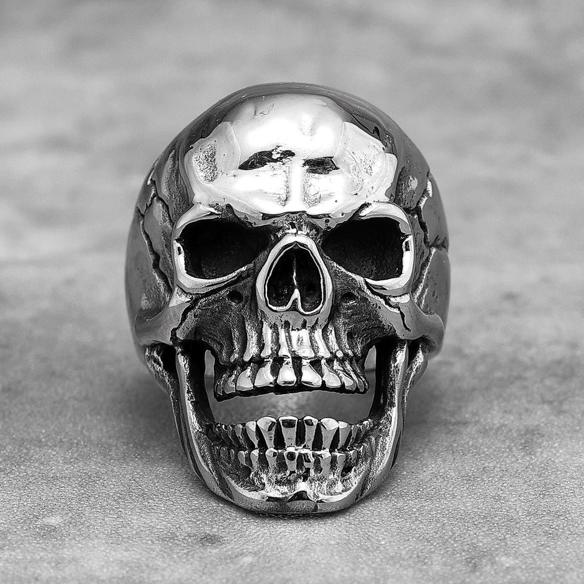 Broken Skull | Vintage Unique Personality Stainless Steel Street Style Hip Hop Rings