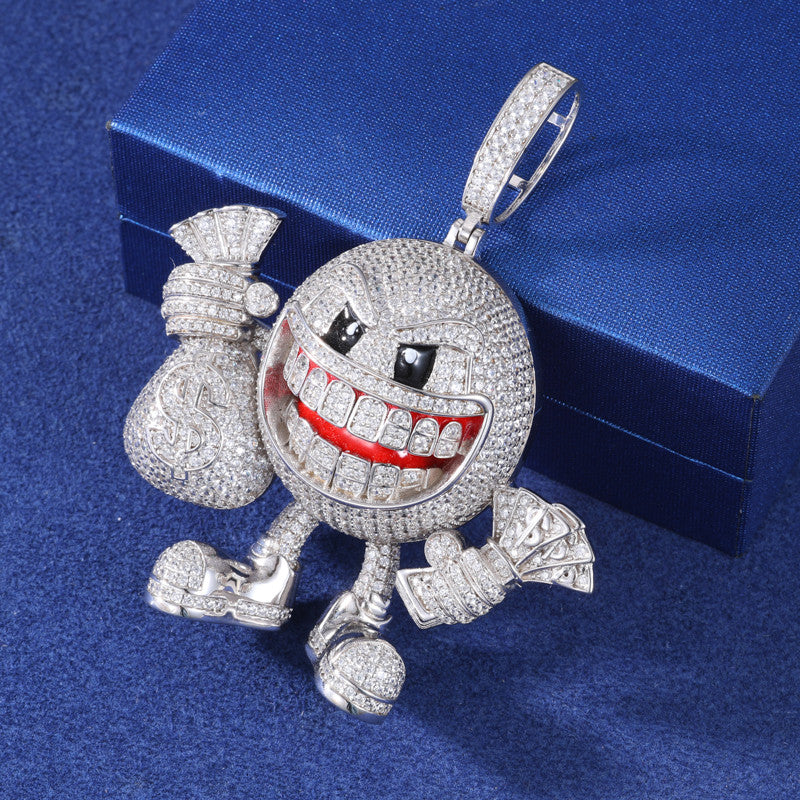 Crazy Bout My Paper | Moissanite Diamond Money Bag Iced Blinged Out Pendant
