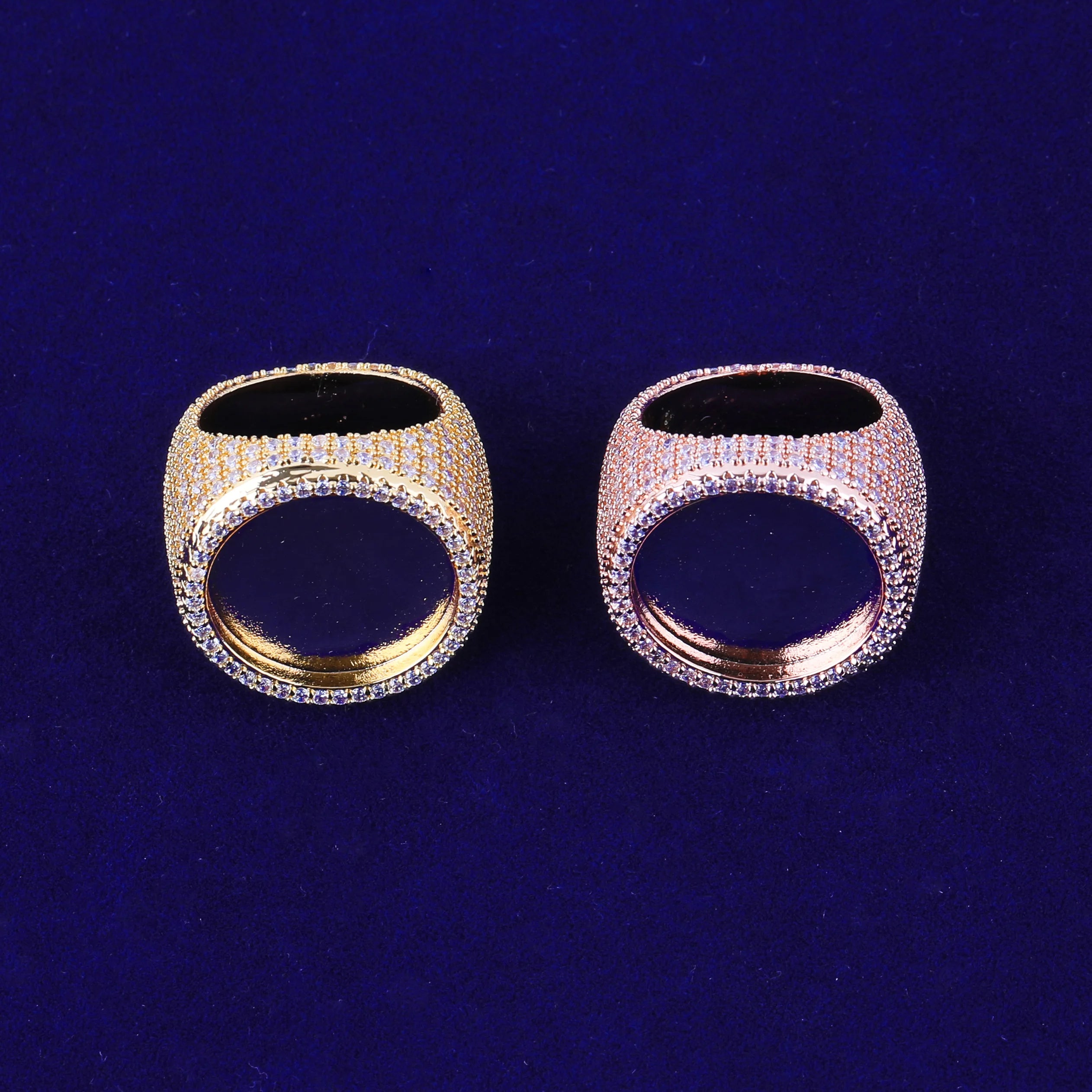 The Unforgettable | Prong Set VVS Diamond CZ Custom Made Photo Hip Hop Ring