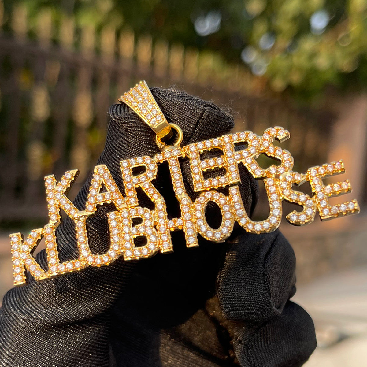 The Klubhouse | 4 Prong Set VVS Diamond CZ Classic Personalized Hip Hop Pendant
