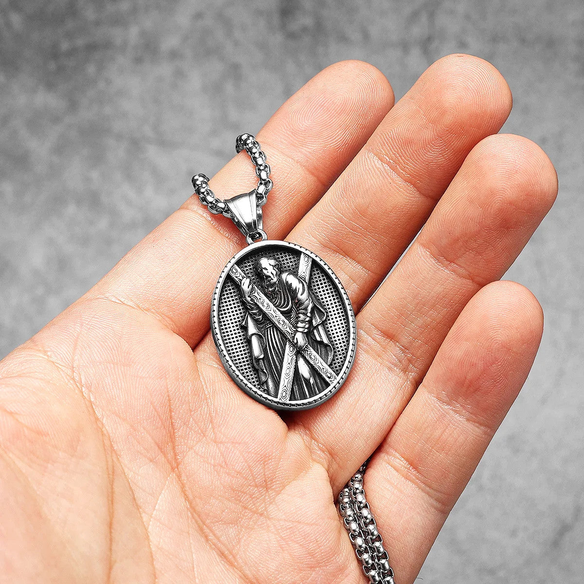 Spiritual Collection | 316L No Fade Stainless Steel Angels Saints Spiritual Pendants