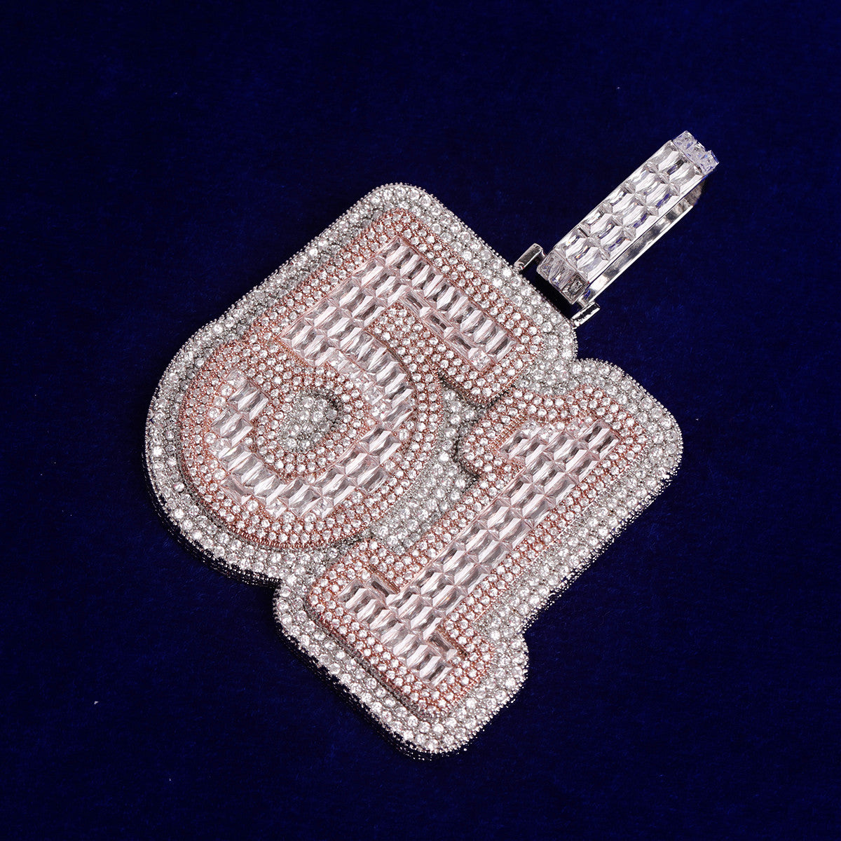 The Frozen | VVS Diamond CZ Baguette Custom Made 4 Prong Hip Hop Pendant