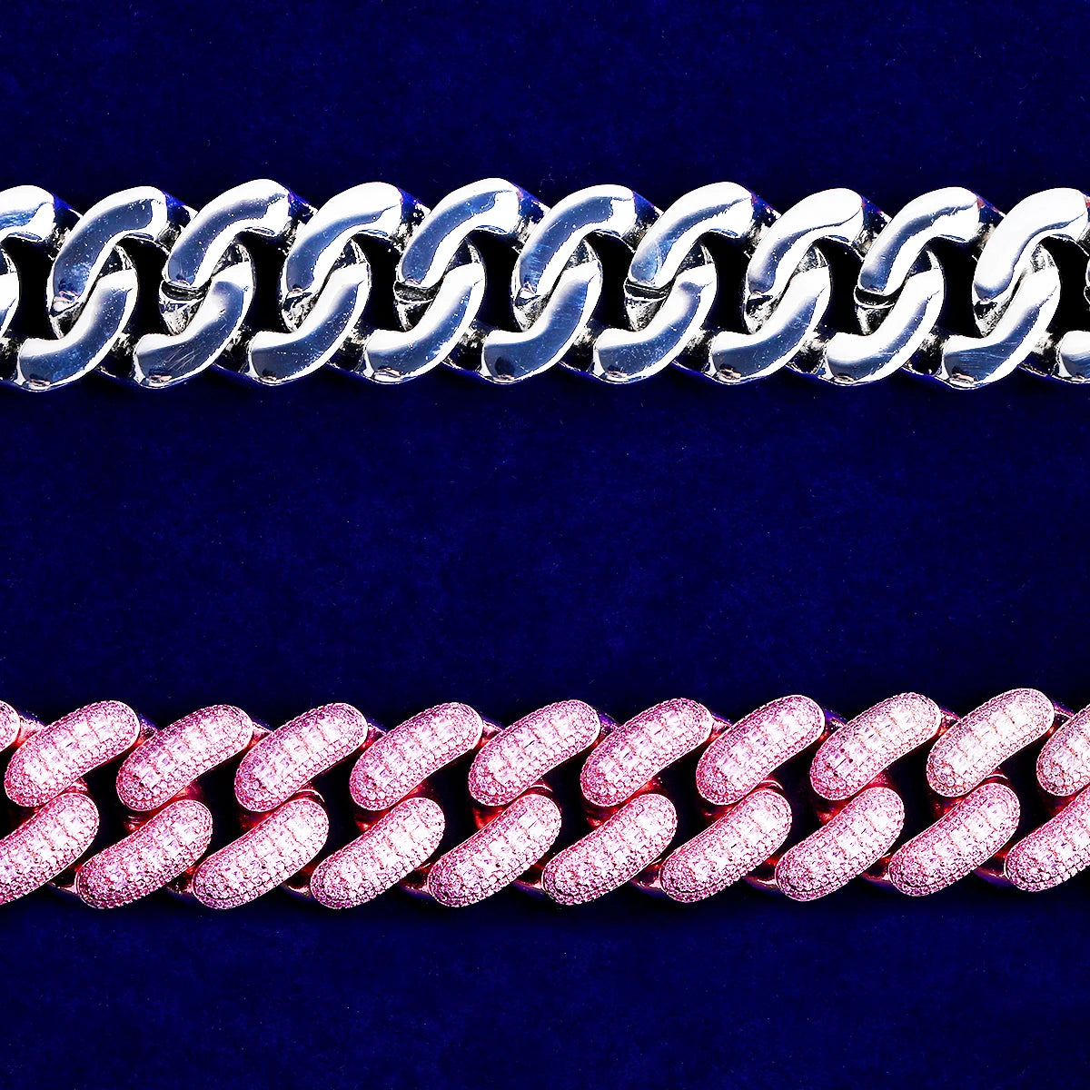 Big 32 | 32mm VVS Diamond CZ Thick Heavy Miami Baguette Iced Cuban Link Bracelet