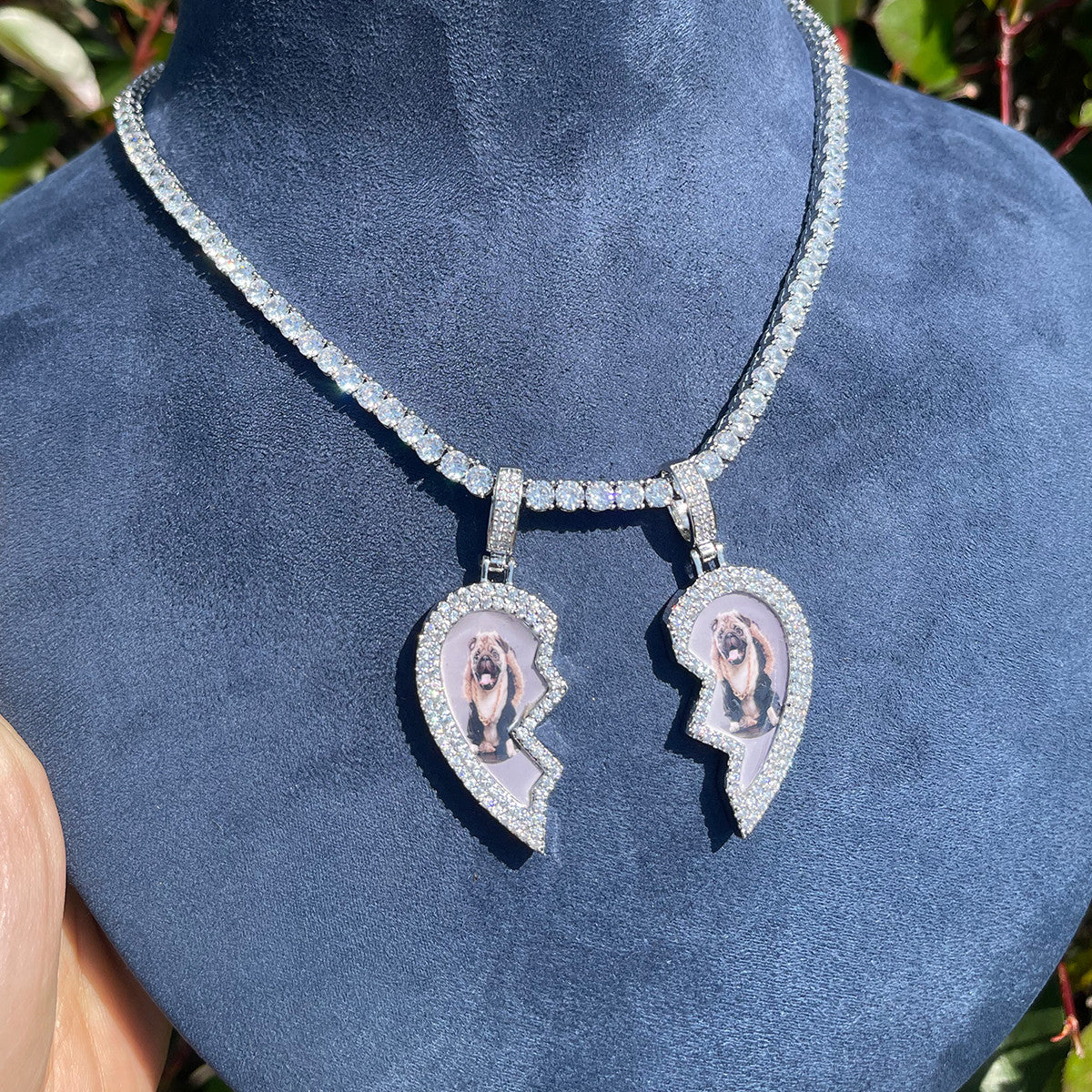 The Iced Serendipity Soulmate Necklace