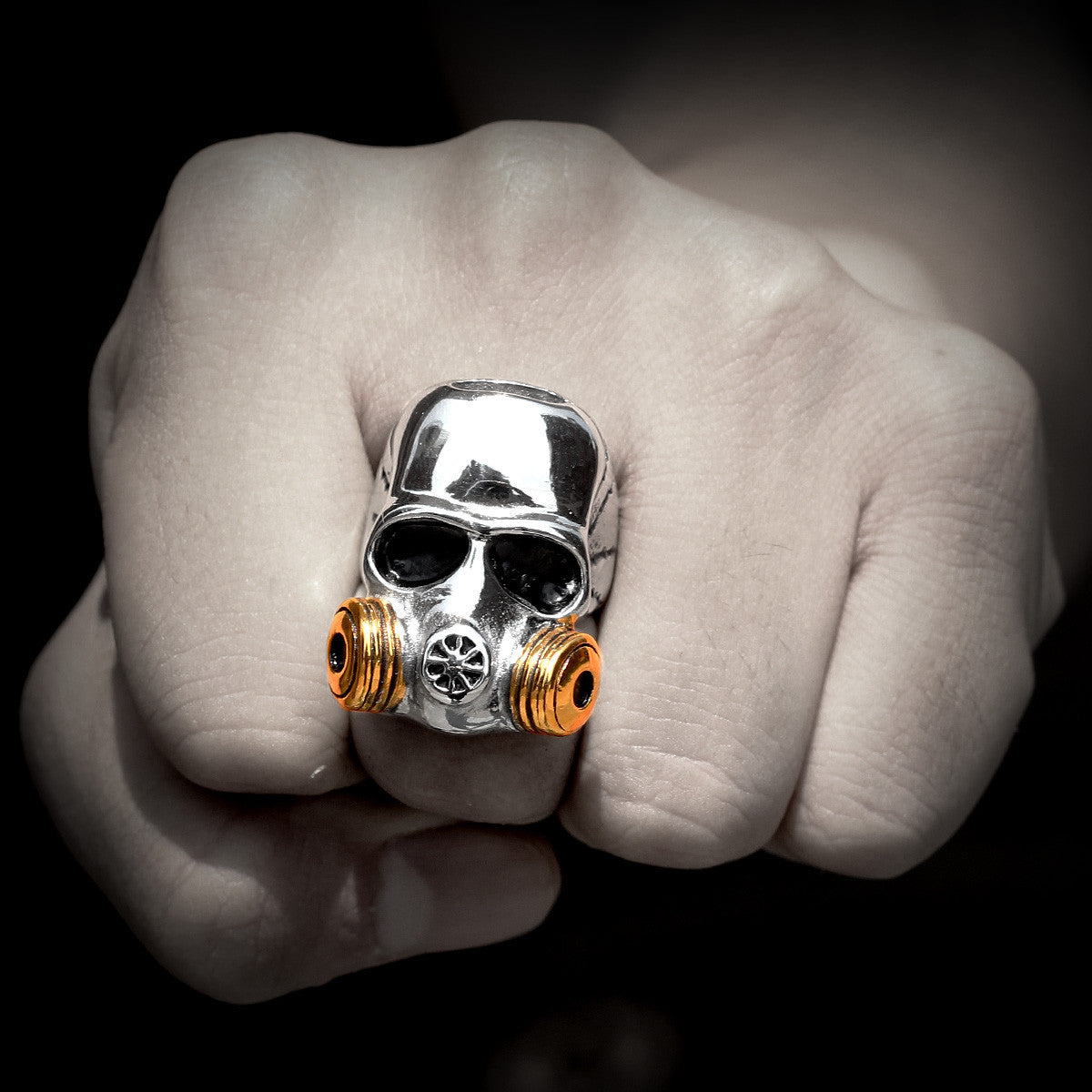 Toxic Free | 316L No Fade Stainless Steel No Toxicity Gas Mask Hip Hop Skull Pendant