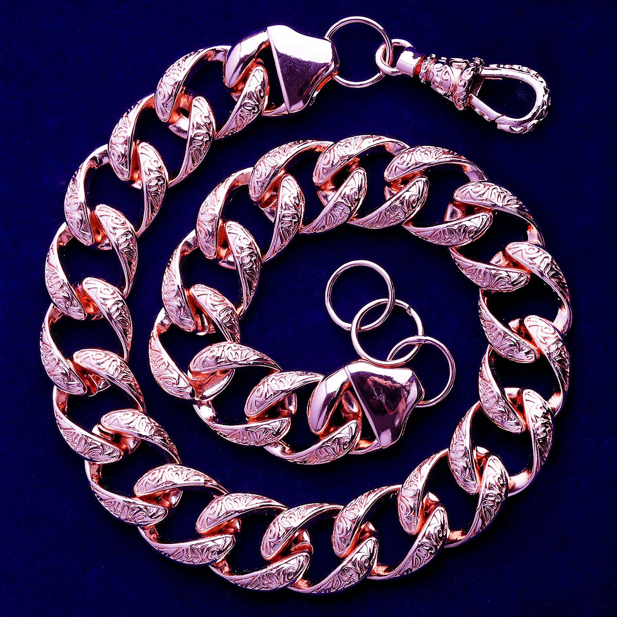 Carved Cuban | Designer Carved Miami Cuban Link Curb Hip Hop Chain Necklace