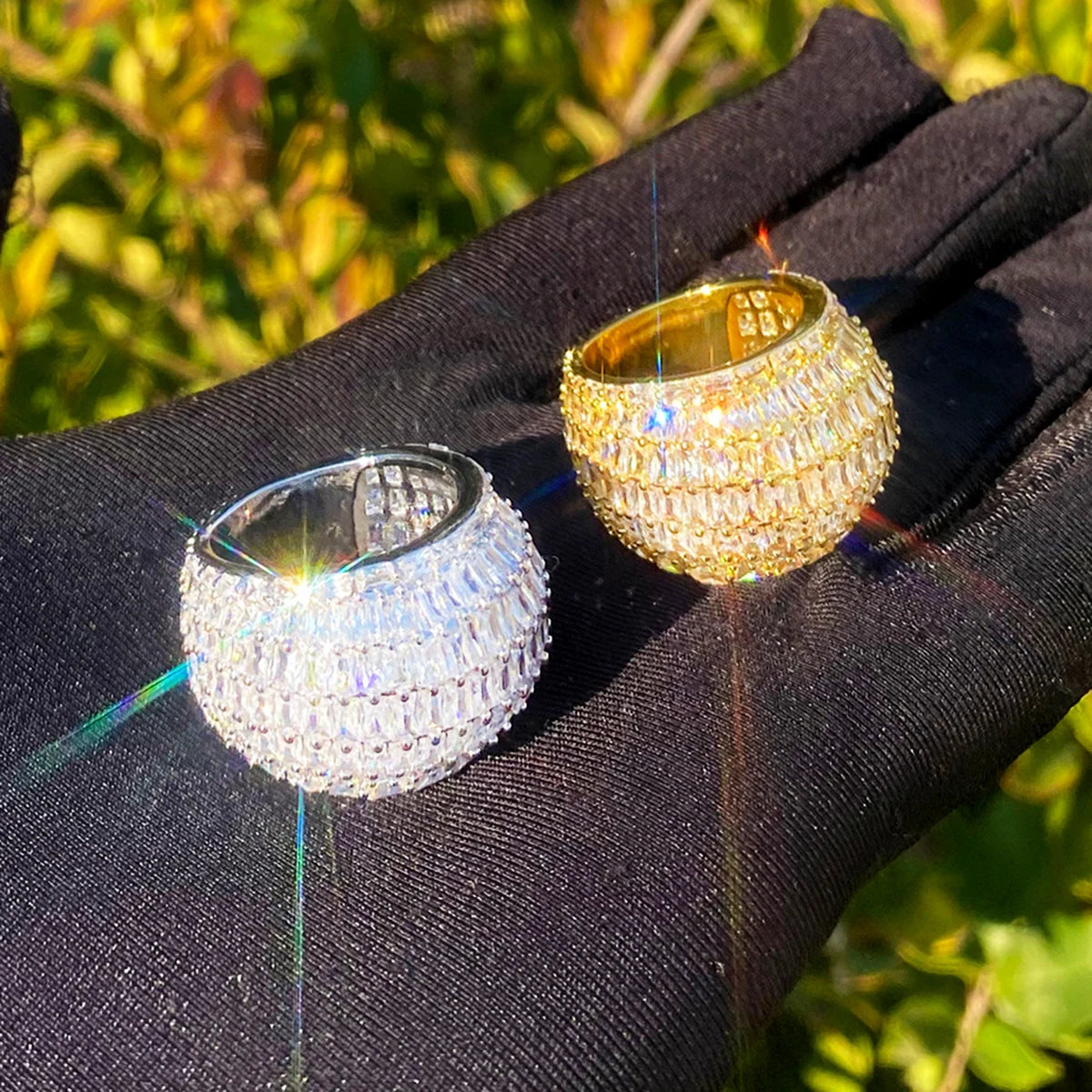 Bread Winner | Baguette VVS Diamond CZ 5AA+ Luxury Iced Blinged Out Rings