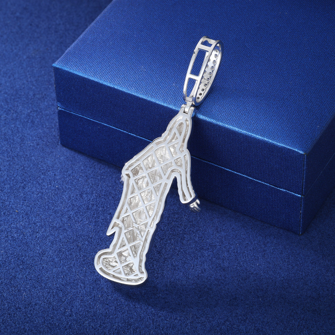 Thou Art Jesus | Hip Hop 18K Gold 925 Sterling Silver Moissanite Diamond Jesus Piece Pendant Chain