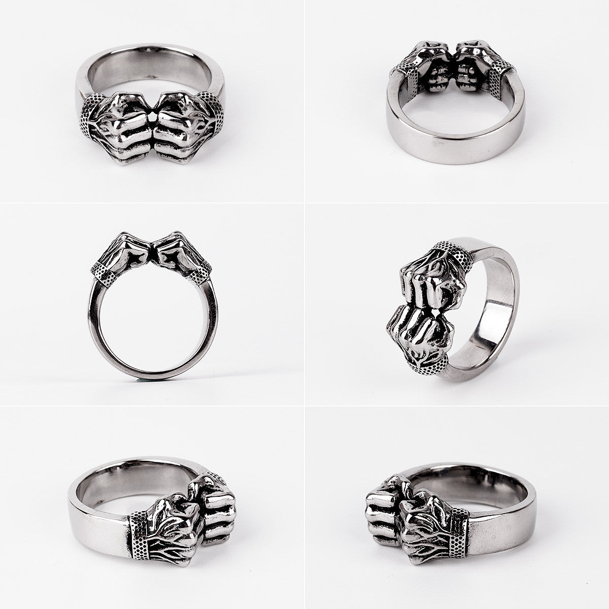 The Fist | 316L Stainless Steel Angry Fist Of Power Street Wear Ring
