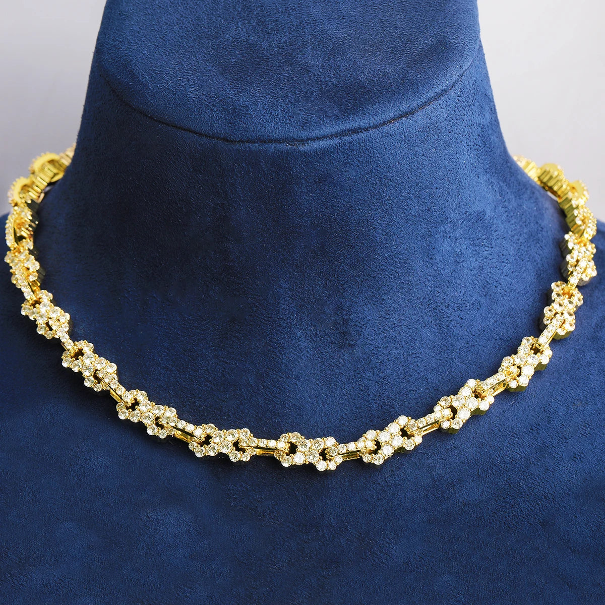 Infinite Cuban | Iced Blinged Out VVS Diamond CZ Infinity Cuban Link Chain Necklace