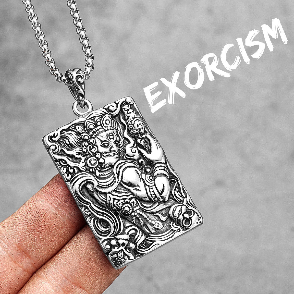 Evil Spirit | 316L No Fade Stainless Steel Buddhism Exorcism Spiritual Ritual Pendants