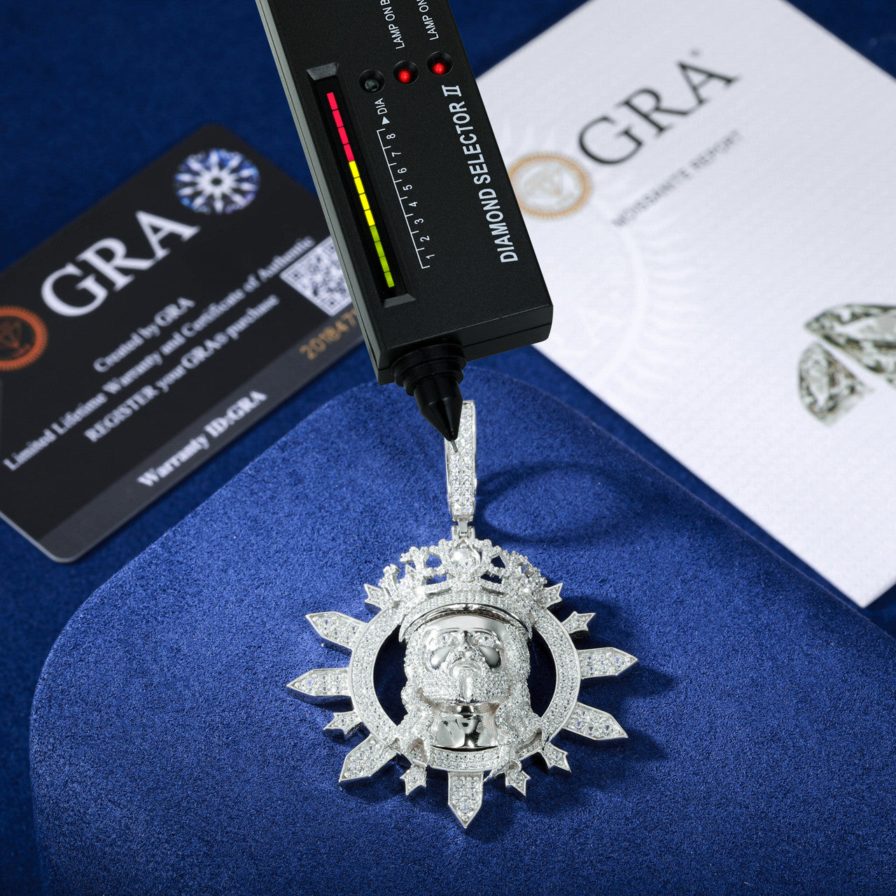 The I Am Glorified | Moissanite Diamond Iced Blinged Out Jesus Piece Hip Hop Pendant