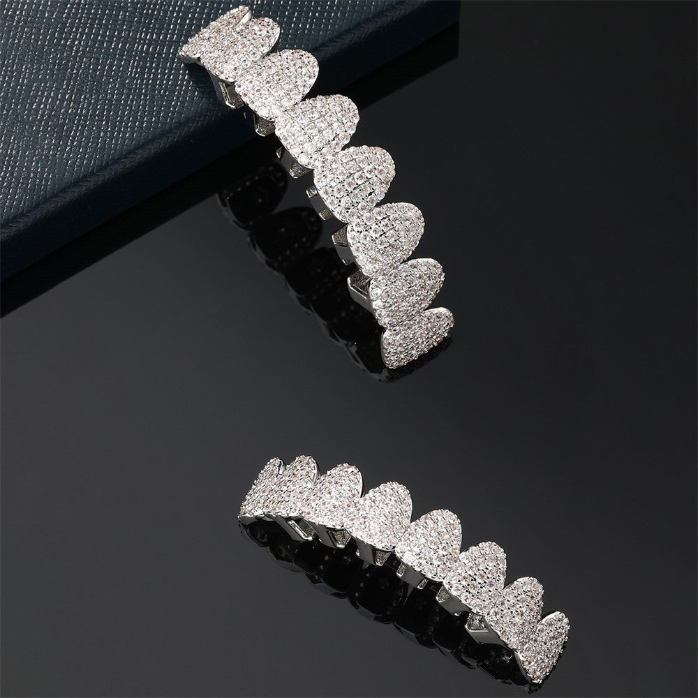Mouth Spark | Heavy Iced VVS Diamond CZ Blinged Out Hip Hop Grillz