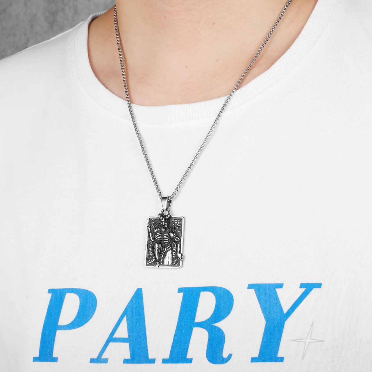 Fallen Angel | 316L No Fade Solid Stainless Steel Devil Satan Amulet Hip Hop Pendant