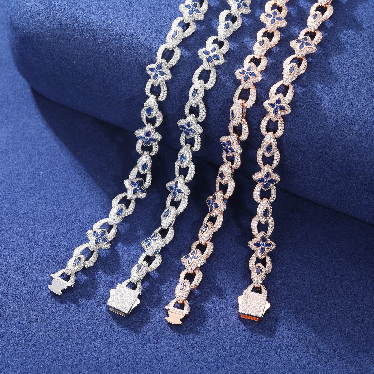 Star Child | Moissanite Diamond Luxury Iced 925 Sterling Silver Hip Hop Chain Necklace Bracelets