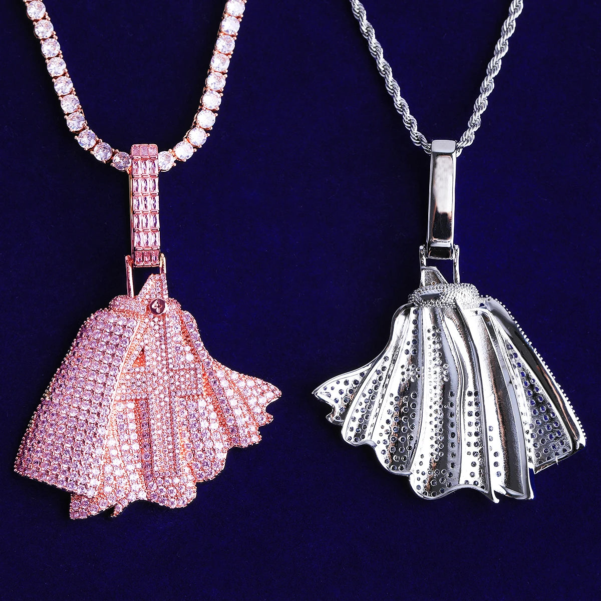 Four Horseman | VVS Diamond CZ Apocalypse Cloaked #4 Iced Blinged Out Chain Necklace