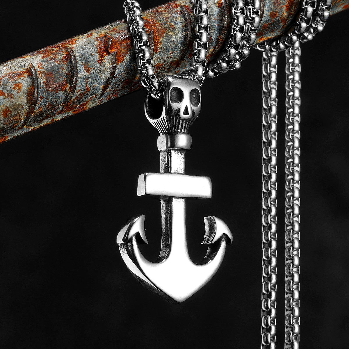 Anchor | 316L No Fade Stainless Steel Nautical Anchor Street Wear Pendant