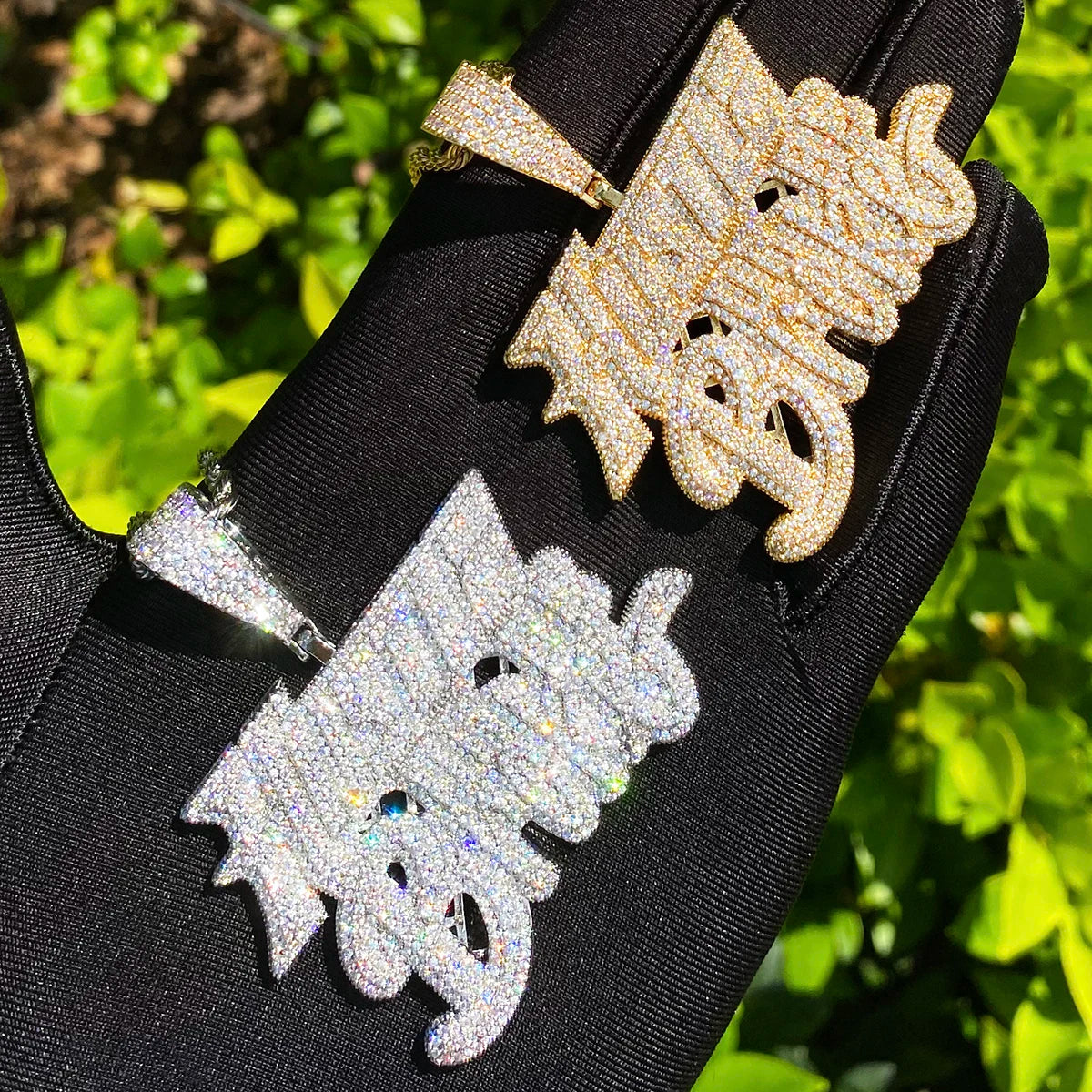 Hustle Or Be Broke | Iced Blinged Out Luxury VVS Diamond CZ Hip Hop Pendant