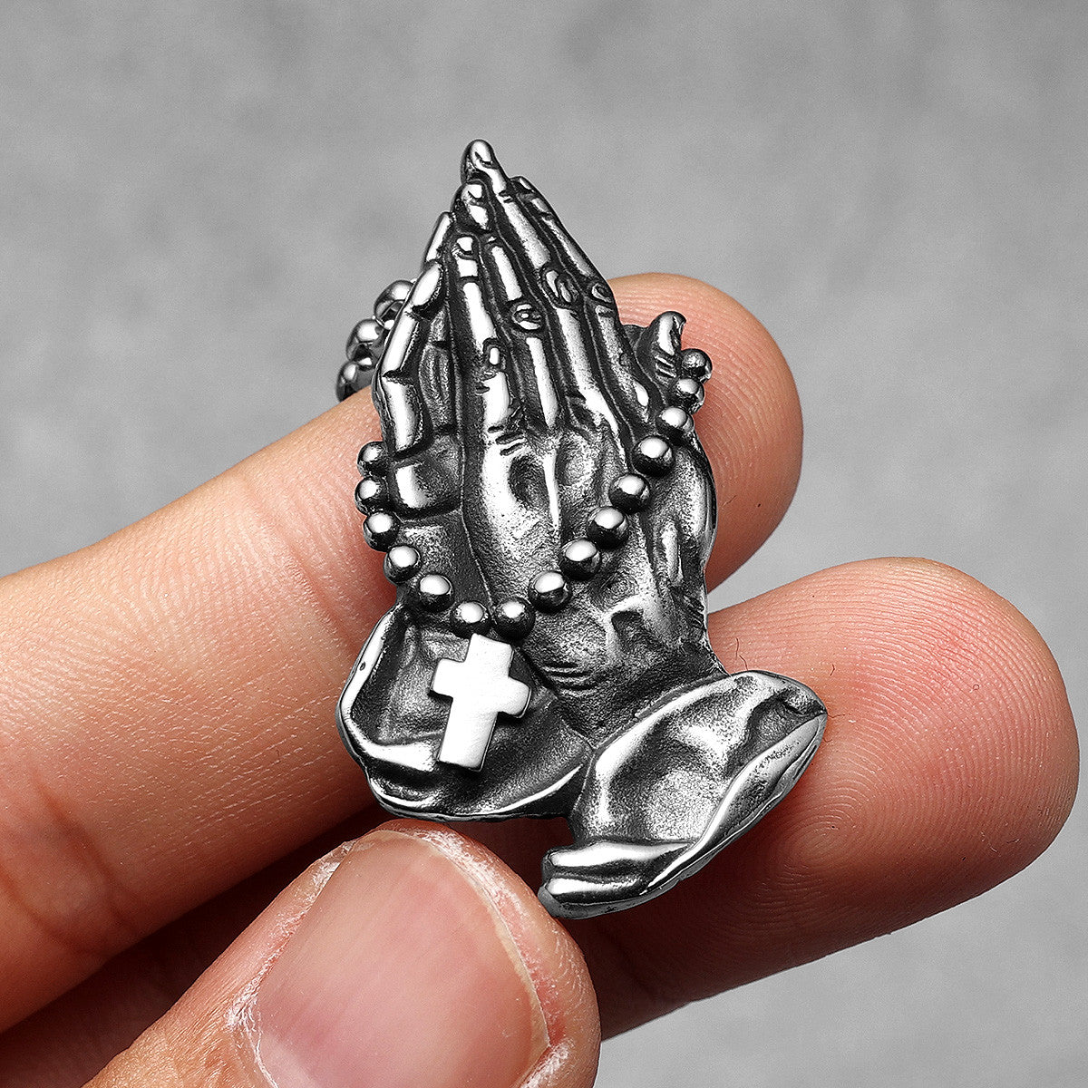 Prayer Changes Things | 316L No Fade Stainless Steel Hip Hop Cross Pendant Collection